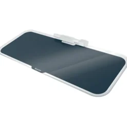 PIZARRA LEITZ COSY SOBREMESA CRISTAL CON ROTULADOR Y BORRADOR COLOR GRIS 463X195X90 MM