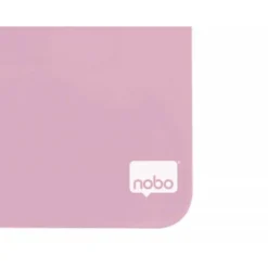 PIZARRA NOBO MAGNETICA PARA EL HOGAR COLOR ROSA 360X360 MM