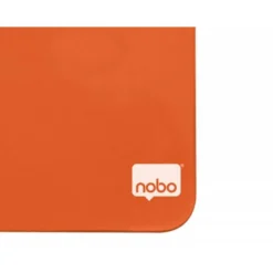 PIZARRA NOBO MAGNETICA PARA EL HOGAR COLOR NARANJA 360X360 MM