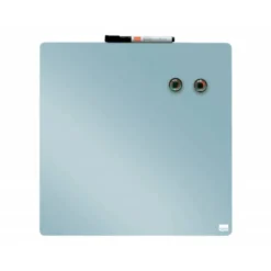 PIZARRA NOBO MAGNETICA PARA EL HOGAR COLOR GRIS 360X360 MM