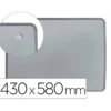 PIZARRA NOBO MAGNETICA PARA EL HOGAR ACERO MARCO SLIM PLATA 430X580 MM