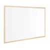 Pizarra Blanca de Melamina con marco de madera 40x30 Q-Connect