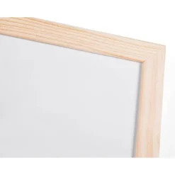 Pizarra Blanca de Melamina con marco de madera 120x90 Q-Connect