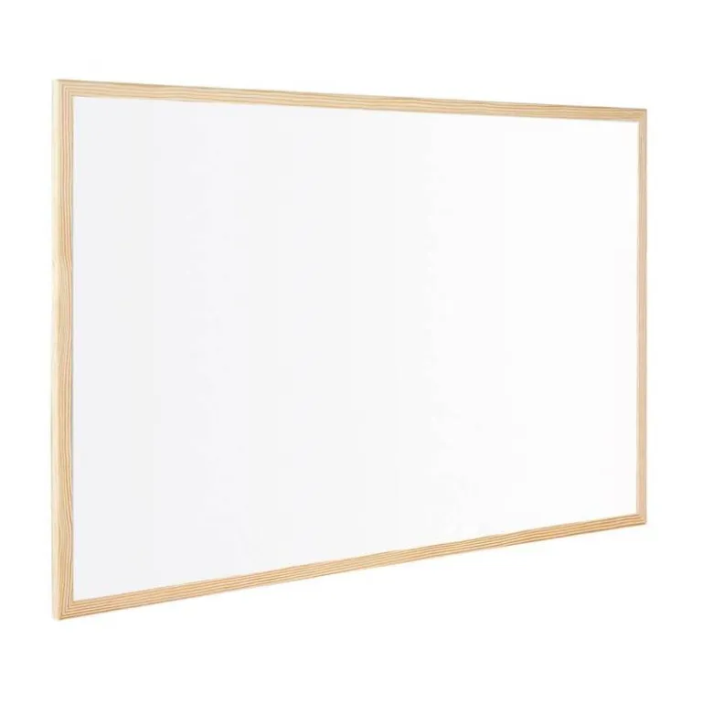 Pizarra Blanca de Melamina con marco de madera 120x90 Q-Connect