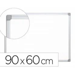 Pizarra Blanca de Melamina con marco de aluminio 90x60 Q-Connect