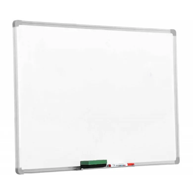 Pizarra Blanca de Melamina con marco de aluminio 120x90 Q-Connect