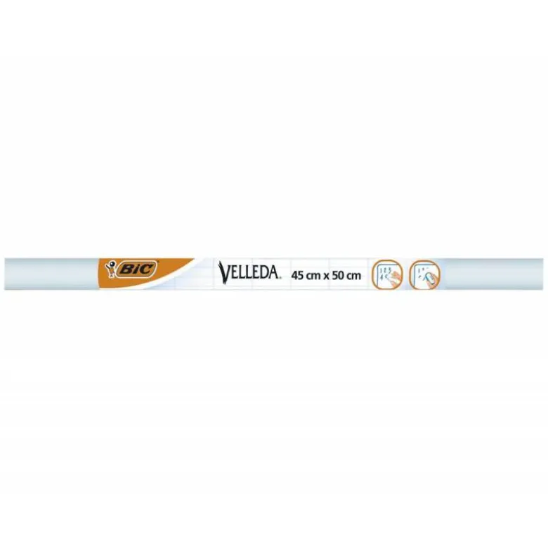Pizarra Blanca en Rollo con Dorso Autoadhesivo 67,5x100 Bic