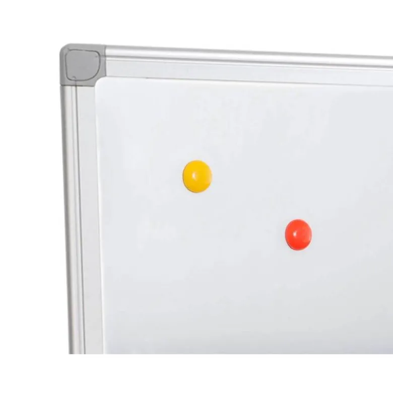 Pizarra Blanca Lacada Magnetica con marco de aluminio 90x60 Q-Connect
