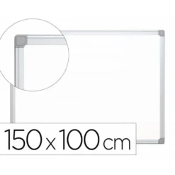Pizarra Blanca Lacada Magnetica con marco de aluminio 150X100 Q-Connect