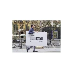 Pizarra Blanca Lacada Magnetica con Mural Ski WhiteBoard® 100x150 Rocada