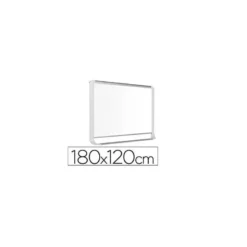 Pizarra Blanca Lacada Magnetica con marco de aluminio 180x120 Bi-Office
