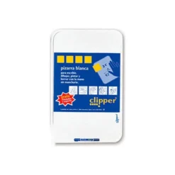 Pizarra Blanca Lacada 18x26 cm Clipper