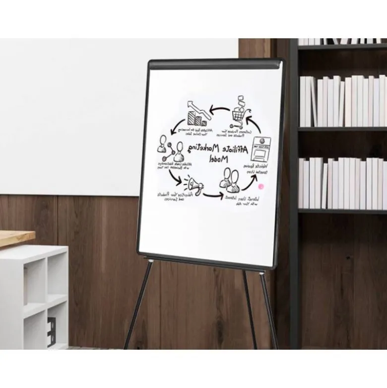 Pizarra Blanca laminada con Tripode 70x103 Q-Connect