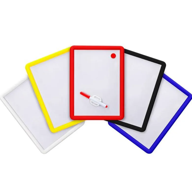 Pizarra blanca liderpapel magnetica 25x35 cm con rotulador y borrador