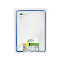 PIZARRA BLANCA LIDERPAPEL 30X42 CM MAGNETICA DOBLE CARA LISA CON ROTULADOR IMAN Y BORRADOR