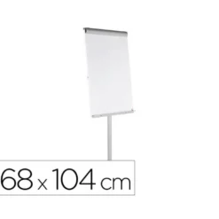 Pizarra Blanca Magnetica Movil con ruedas 68x104 cm Rocada