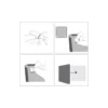 PIZARRA BLANCA NOBO MAGNETICA MARCO ARQUEADO 355X280 MM