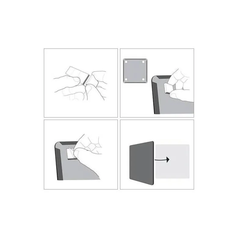 PIZARRA BLANCA NOBO MAGNETICA MARCO ARQUEADO 355X280 MM