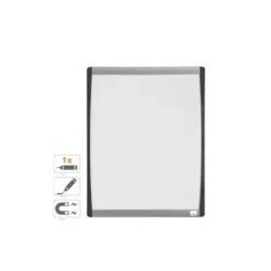 PIZARRA BLANCA NOBO MAGNETICA MARCO ARQUEADO 355X280 MM
