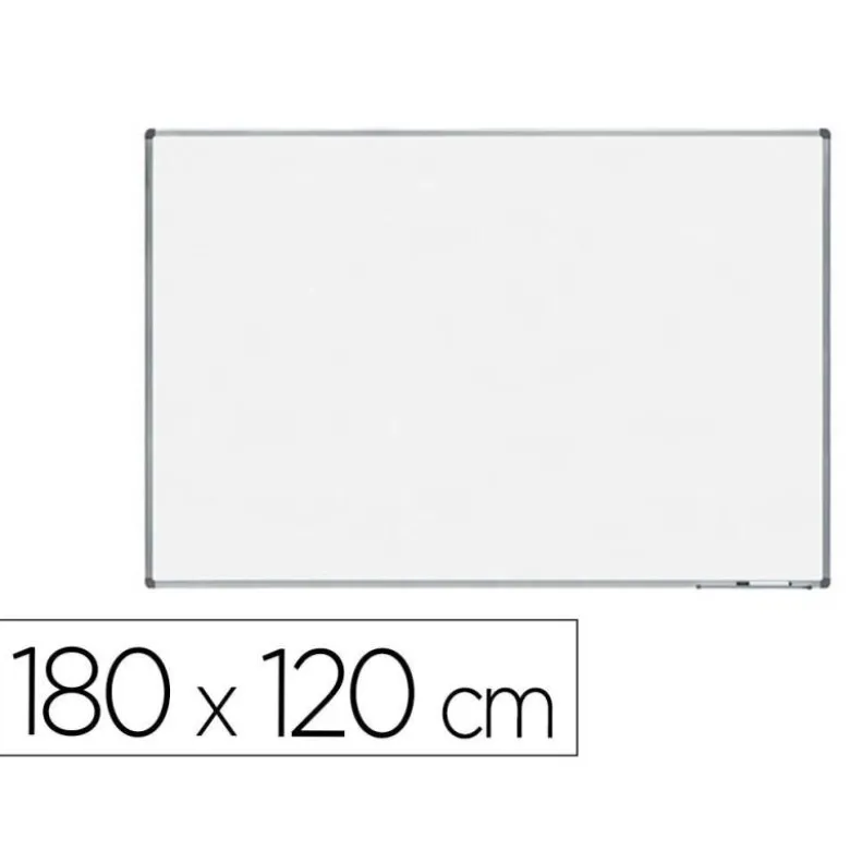 Pizarra Blanca Rocada Acero Vitrificado Magnética marco 120x180 cm