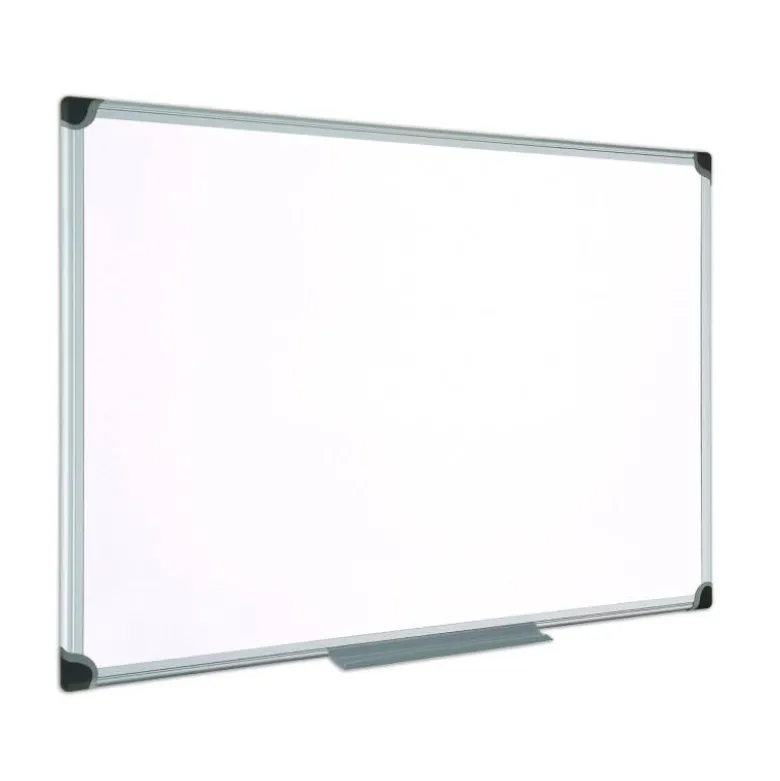 Pizarra Blanca Vitrificada Magnetica con marco de aluminio 90x60 Bi-Office