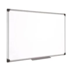 Pizarra Blanca Vitrificada Magnetica con marco de aluminio 120x90 Bi-Office