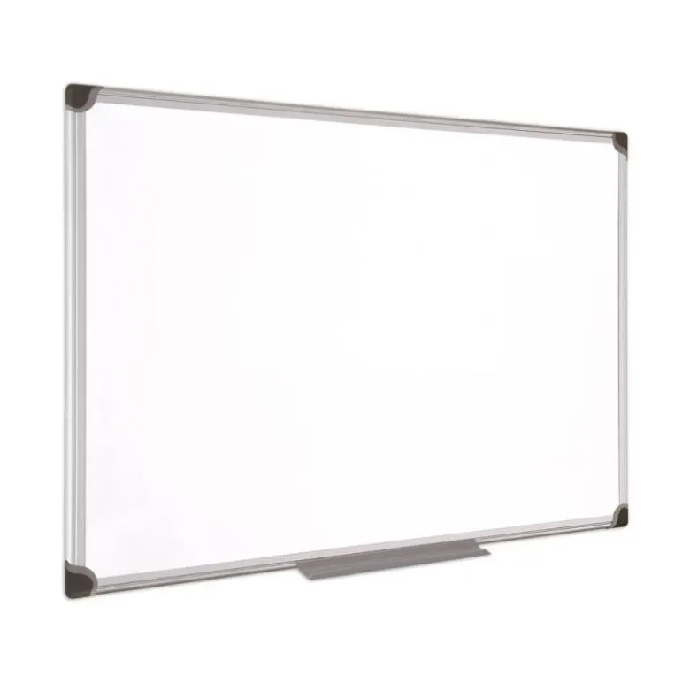Pizarra Blanca Vitrificada Magnetica con marco de aluminio 120x90 Bi-Office