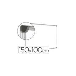 Pizarra Blanca Vitrificada Magnetica con marco de aluminio 150x100 Bi-Office