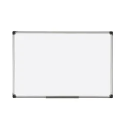 Pizarra Blanca Vitrificada Magnetica con marco de aluminio 150x100 Bi-Office