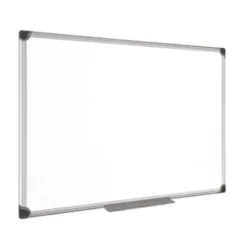 Pizarra Blanca Vitrificada Magnetica con marco de aluminio 180x90 Bi-Office