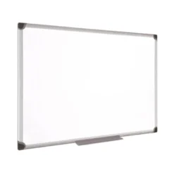 Pizarra Blanca Vitrificada Magnetica con marco de aluminio 240x120 Bi-Office