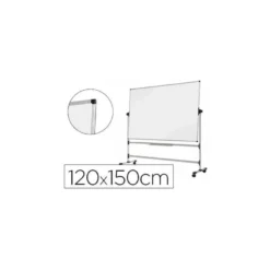 Pizarra Blanca Volteable doble cara 120x150cm Bi-Office