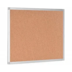 Pizarra corcho q-connect marco de aluminio 200x100 cm 5 mm