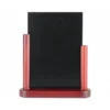 Pizarra de sobremesa Liderpapel negra doble cara de madera 15x21 cm