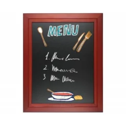 Pizarra Liderpapel mural negra de madera 60x80 cm