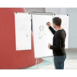 Pizarra Q-Connect trípode marco de aluminio 70x103 cm