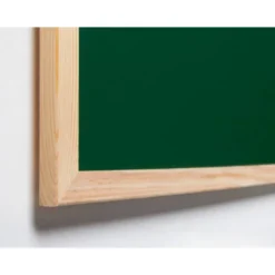 Pizarra Q-Connect verde marco de madera 120x90 cm
