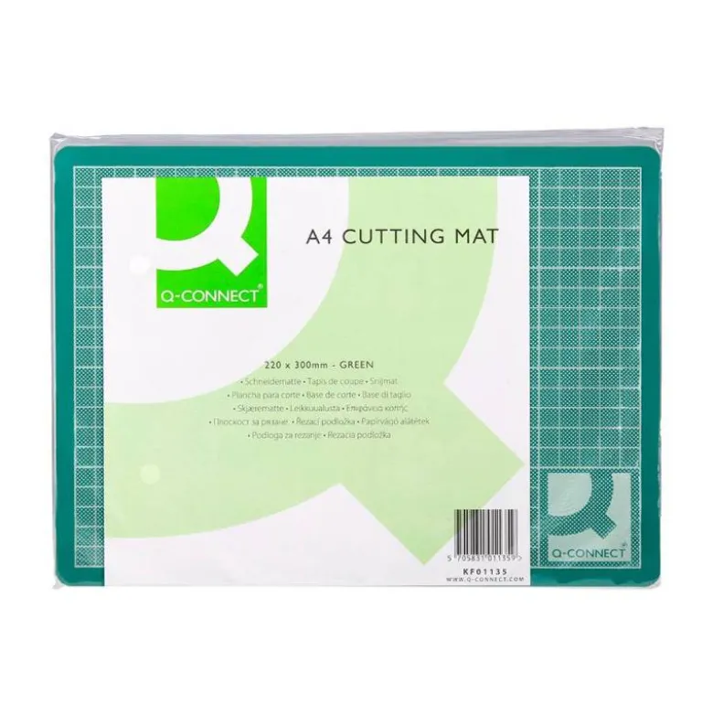 Plancha para corte Q-Connect Din A4 pvc
