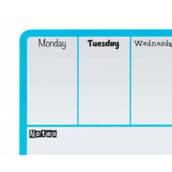 PLANIFICADOR SEMANAL NOBO MAGNETICO COLOR AZUL 140X360 MM