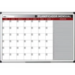 Planning Mensual Rotulable Magnetico 90x60 cm Bi-Office