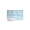 Plantilla Liderpapel rotulacion 1600 letras y numeros 30 mm