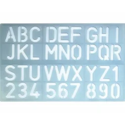 Plantilla Liderpapel rotulacion 1600 letras y numeros 30 mm