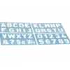 Plantilla Liderpapel rotulacion 1800 letras y numeros 100 mm