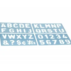 Plantilla Liderpapel rotulacion 1800 letras y numeros 100 mm