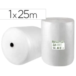 PLASTICO BURBUJA LIDERPAPEL ECOUSE 1X25M 30% DE PLASTICO RECICLADO