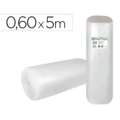 PLASTICO BURBUJA LIDERPAPEL ECOUSE 0.60X5M 30% DE PLASTICO RECICLADO