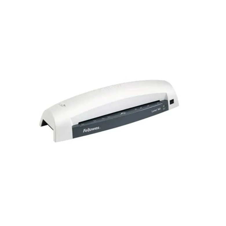 PLASTIFICADORA FELLOWES LUNAR A3 2 RODILLOS SISTEMA ANTIATASCOS HASTA 125 MICRAS COLOR BLANCO