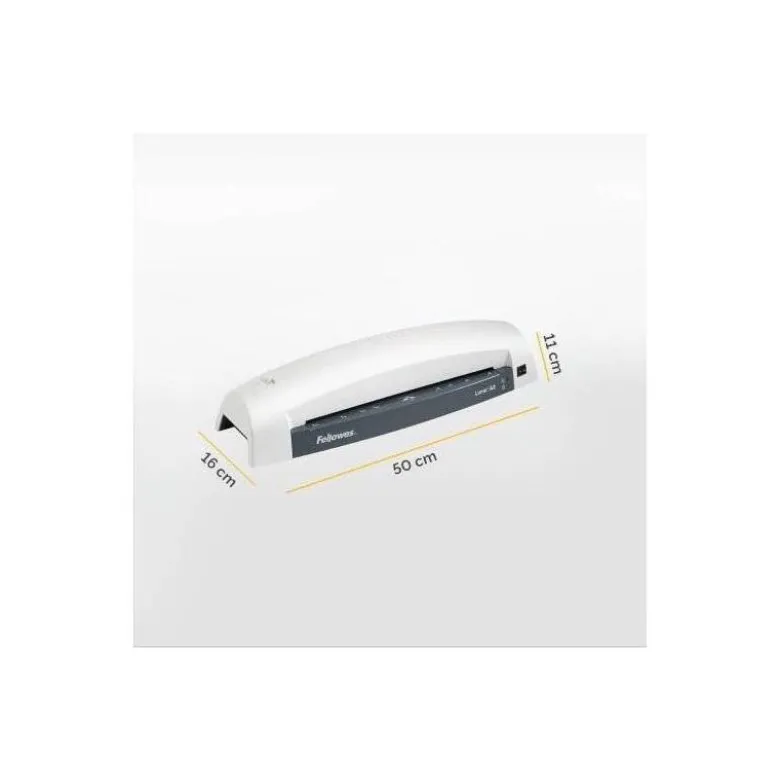PLASTIFICADORA FELLOWES LUNAR A3 2 RODILLOS SISTEMA ANTIATASCOS HASTA 125 MICRAS COLOR BLANCO