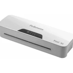 PLASTIFICADORA FELLOWES PIXEL A4 2 RODILLOS SISTEMA ANTIATASCO APAGADO AUTOMATICO HASTA 125 MC