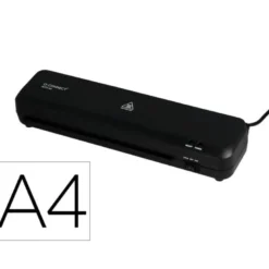 PLASTIFICADORA Q-CONNECT COMPACTA KF19061 DIN A4 PLASTIFICADO CALIENTE/FRIO LUCES READY/POWER 2 RODILLOS